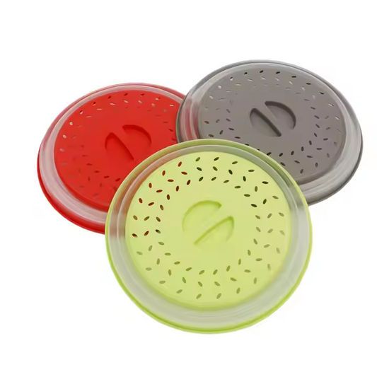 Household Microwave Splatter Guard Shield Bowl Dish Splash Lid Plastic Collapsible Plate Microwave Cover